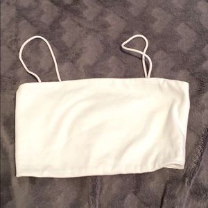 white tube top!